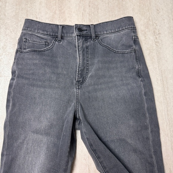 Express jeans black denim slim super high rise - Picture 5 of 14